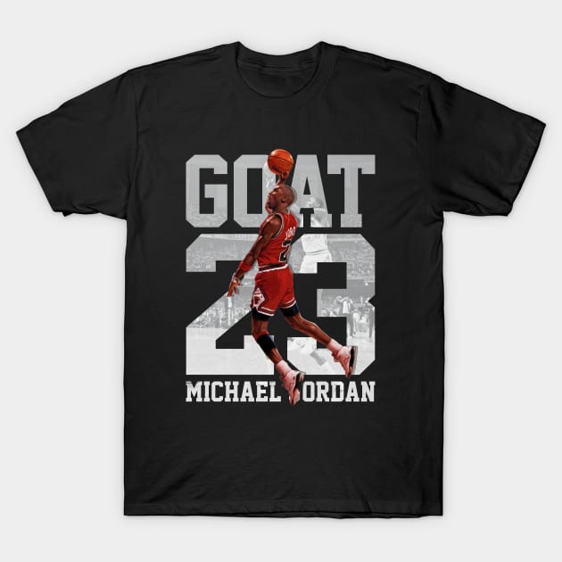 Michael Jordan 23 Slam Dunk T-Shirt by BeeFest